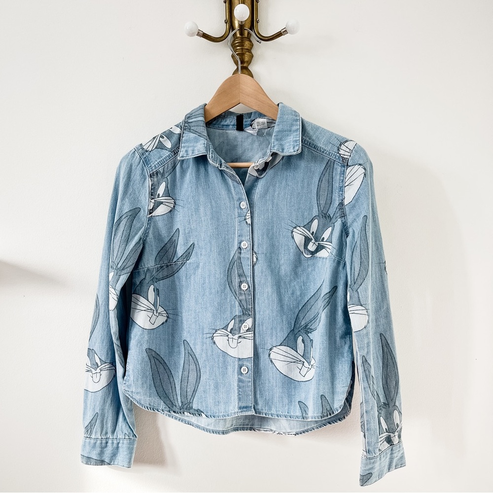 H&M Bugs Bunny Jean Shirt